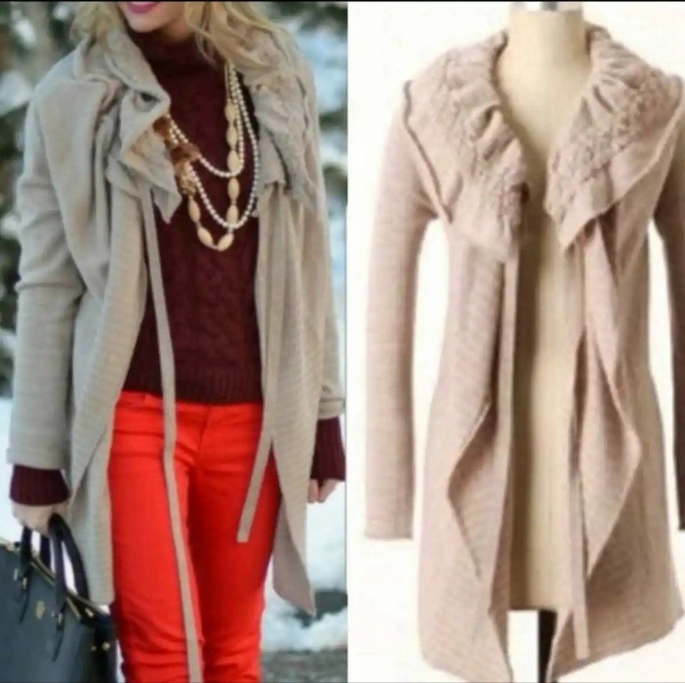 Moth shawl collar open cardigan *Rare*